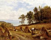 阿尔弗雷德 格伦迪宁 : In The Cornfields Near Luccombe Isle Of Wight